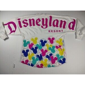 Disneyland Resort Spirit Jersey Mickey Mouse Balloons Size Small Colorful